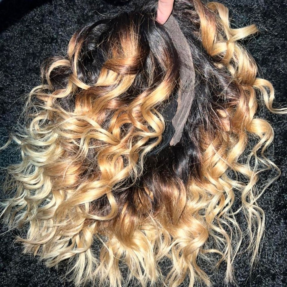 Human hair wig short bob